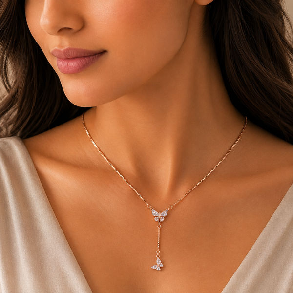 The Whimsical Butterfly Charm Necklace